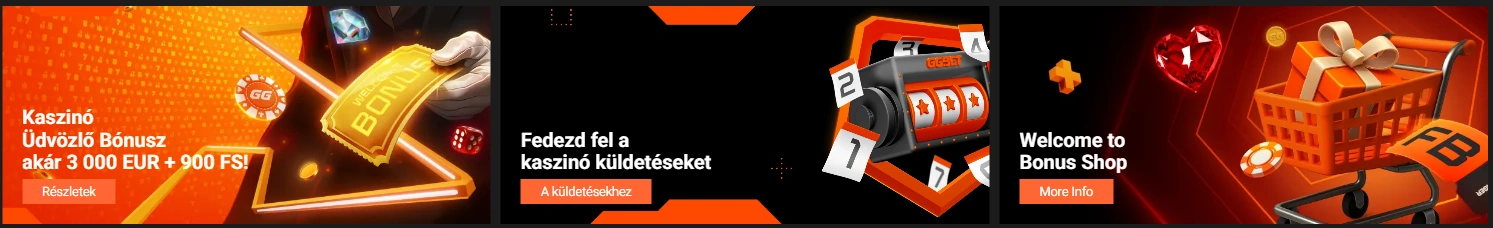 GGBET kaszinóbónuszok